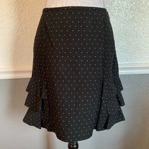 NWT Ann Taylor Loft White Black Skirt